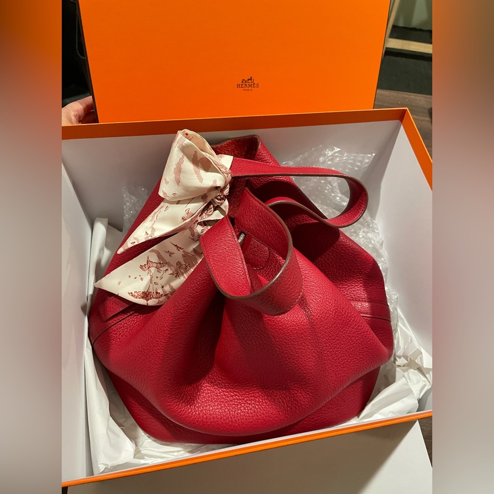 Hermes - Picotin GM Handbag Taurillon Clemence Leather- SOLD - c/o Fashionphile